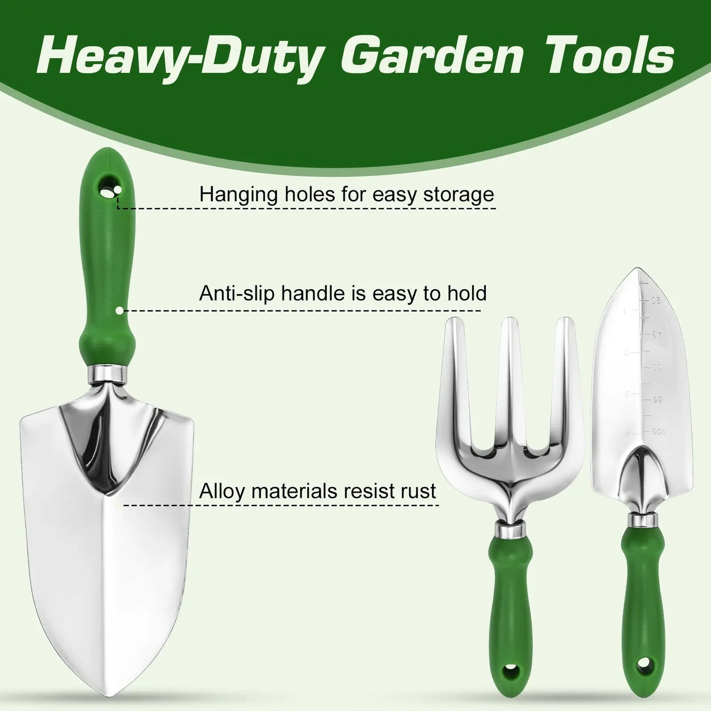 Gardening Tool Set W/ Gloves & Tote